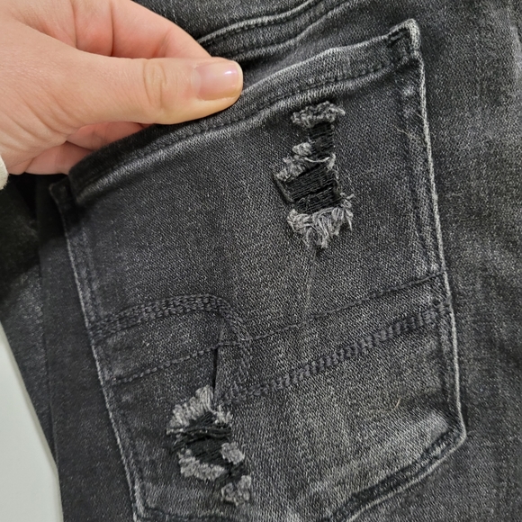 SOLD American Eagle Super Super Stretch Black Jeggings - Picture 6 of 6